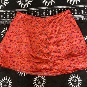 free people floral skirt